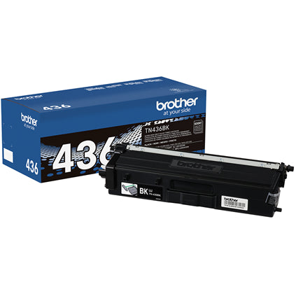 TN436BK Super High-yield Toner, Black, Yields approx. 6,500 pages‡