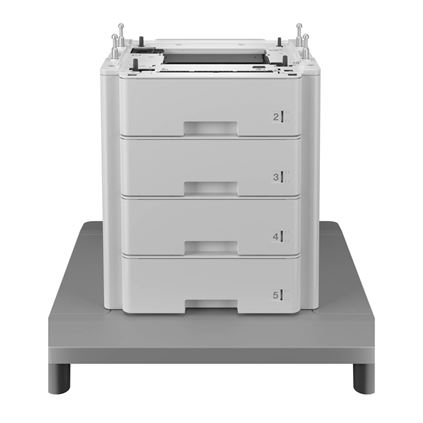 Optional Tower Tray with Stabilizer
520-sheet capacity‡ x 4 trays
Store different media in each tray for additional input capacity